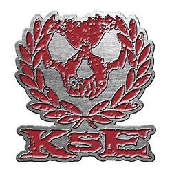 Killswitch Engage Pin Badge: Skull Wreath (Enamel In-Fill)