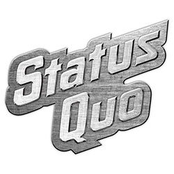 Status Quo Pin Badge: Logo (Die-Cast Relief)