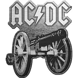 AC/DC Pin Badge: For Those About To Rock (Die-Cast Relief)