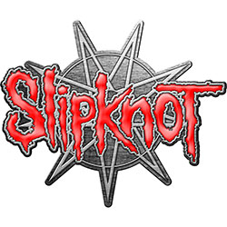 Slipknot Pin Badge: 9 Pointed Star (Enamel In-Fill)