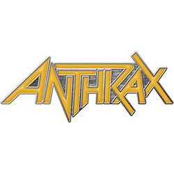 Anthrax Pin Badge: Logo (Enamel In-Fill)