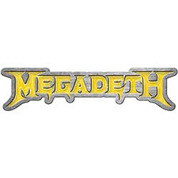 Megadeth Pin Badge: Logo (Enamel In-Fill)