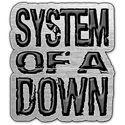System Of A Down Pin Badge: Logo