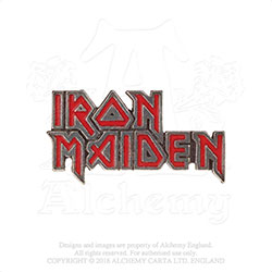 Iron Maiden Pin Badge: Enamelled Logo