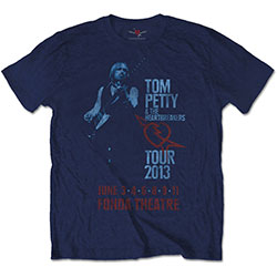 Tom Petty & The Heartbreakers Unisex T-Shirt: Fonda Theatre (Soft Hand Inks)