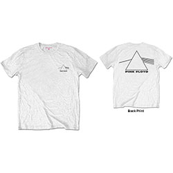 Pink Floyd Unisex T-Shirt: Dark Side of the Moon Prism (Back Print/Retail Pack)