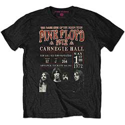 Pink Floyd Unisex T-Shirt: Carnegie '72 (Eco-Friendly)