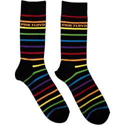 Pink Floyd Unisex Ankle Socks: Prism Stripes (UK Size 6 - 11)