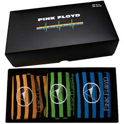 Pink Floyd Unisex Ankle Socks Set: Mono Prism (UK Size 6 - 11)