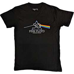 Pink Floyd Unisex T-Shirt: 50th Prism Logo