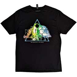 Pink Floyd Unisex T-Shirt: Live Band Rainbow Tone