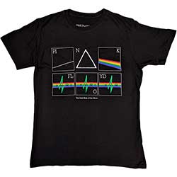 Pink Floyd Unisex T-Shirt: Prism Heart Beat