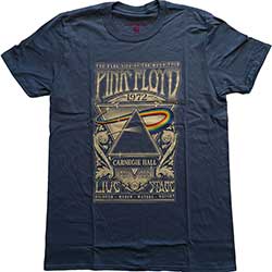 Pink Floyd Ladies T-Shirt: Carnegie Hall Poster