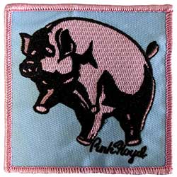 Pink Floyd Standard Woven Patch: Animals Pig