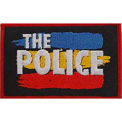 The Police Standard Woven Patch: 3 Stripes Logo