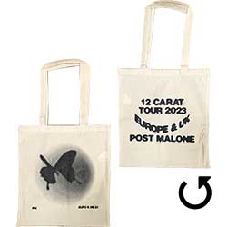 Post Malone Tote Bag: Spotlight 2023 Tour (Back Print & Ex-Tour)
