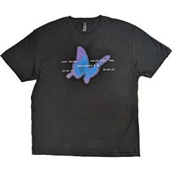 Post Malone Unisex T-Shirt: Pink Butterfly 2023 Tour (Ex-Tour)