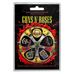 Guns N' Roses Plectrum Pack: Bullet Logo