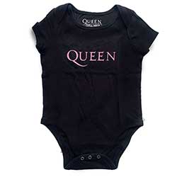 Queen Kids Baby Grow: Pink Logo