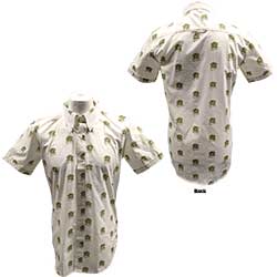 Queen Unisex Casual Shirt: Crest Pattern (All Over Print)