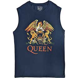 Queen Unisex Tank T-Shirt: Classic Crest