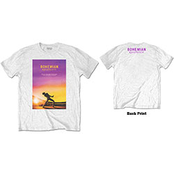 Queen Unisex T-Shirt: Bohemian Rhapsody (Back Print)