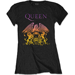 Queen Ladies T-Shirt: Gradient Crest