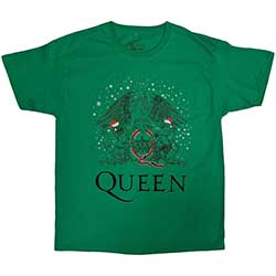 Queen Unisex T-Shirt: Holiday Crest
