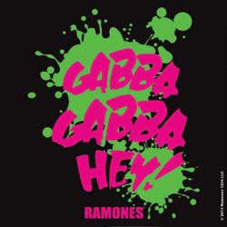 Ramones Single Cork Coaster: Gabba Gabba