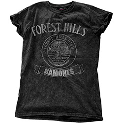Ramones Ladies T-Shirt: Forest Hills Vintage (Wash Collection)