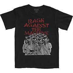Rage Against The Machine Unisex T-Shirt: Crowd Masks