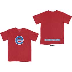 Rage Against The Machine Unisex T-Shirt: Big E (Back Print)