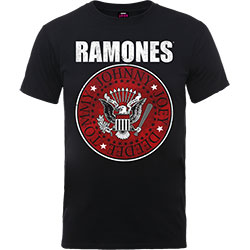 Ramones Unisex T-Shirt: Red Fill Seal