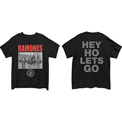 Ramones Unisex T-Shirt: Cage Photo (Back Print)