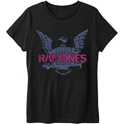 Ramones Unisex T-Shirt: Purple Eagle