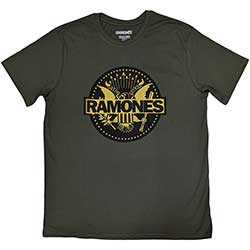 Ramones Unisex T-Shirt: Gold Seal