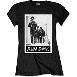 Run DMC Ladies T-Shirt: Paris Photo