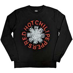 Red Hot Chili Peppers Unisex Sweatshirt: Scribble Asterisk