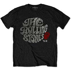 The Rolling Stones Unisex T-Shirt: Swirl Logo '82 (Eco-Friendly)