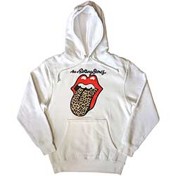 The Rolling Stones Unisex Pullover Hoodie: Leopard Tongue
