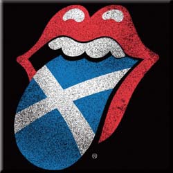 The Rolling Stones Fridge Magnet: Tongue Scotland