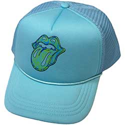 The Rolling Stones Unisex Mesh Back Cap: Psychedelic Tongue  