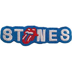 The Rolling Stones Standard Woven Patch: Cut-Out No Filter Licks