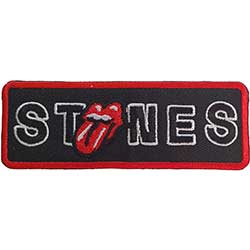 The Rolling Stones Standard Woven Patch: Border No Filter Licks
