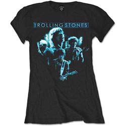 The Rolling Stones Ladies T-Shirt: Band Glow