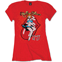The Rolling Stones Ladies T-Shirt: Start me up