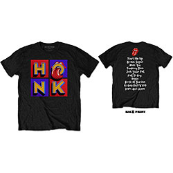 The Rolling Stones Unisex T-Shirt: Honk Album Track list (Back Print)