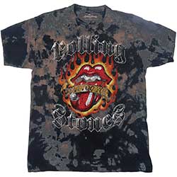 The Rolling Stones Kids T-Shirt: Tattoo Flames (Wash Collection)