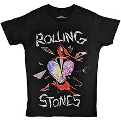 The Rolling Stones Unisex T-Shirt: Hackney Diamonds Heart