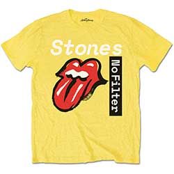 The Rolling Stones Kids T-Shirt: No Filter Text (Soft Hand Inks)